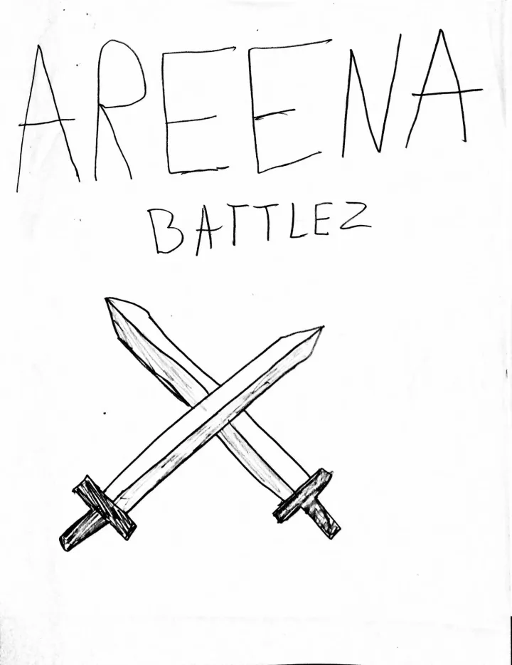 Cover for AREENA BATTLEZ (with script)