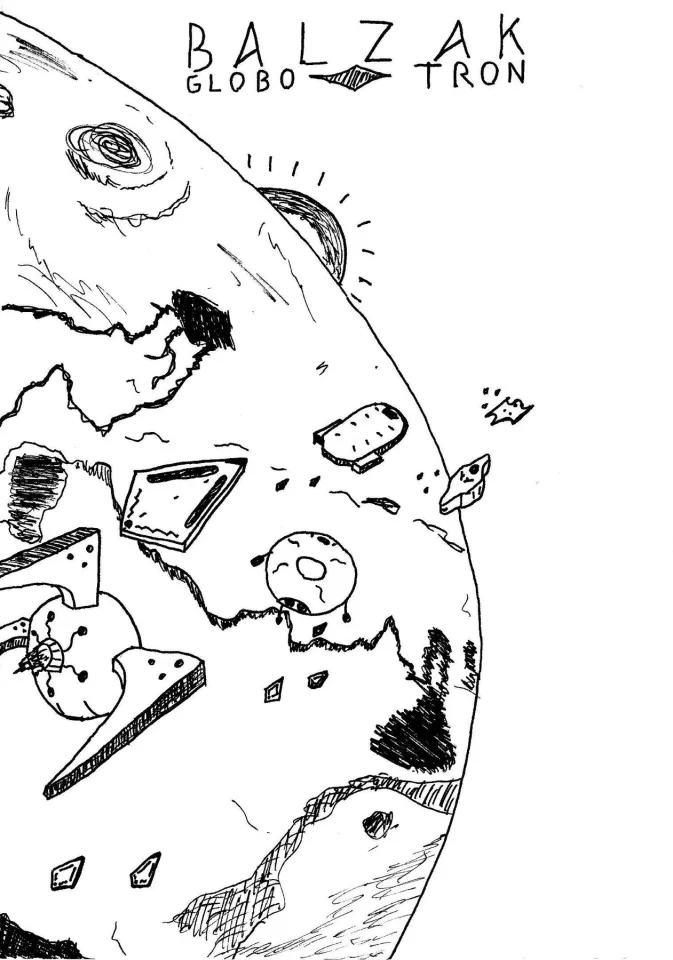 Cover for BALZAK GLOBOTRON (First Draft)