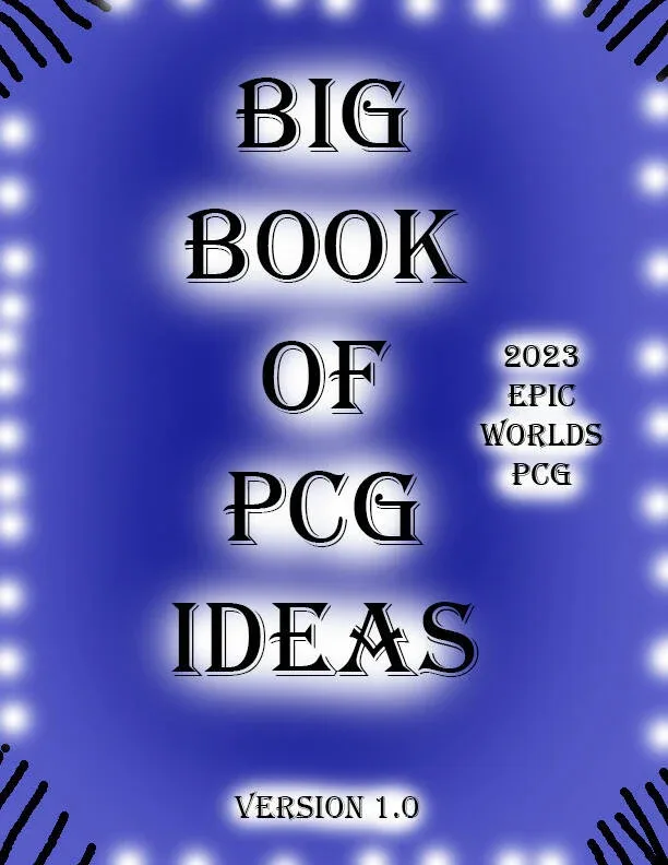 Cover for Big Book Of PCG Ideas 2023 Version 1.0 (Digital)