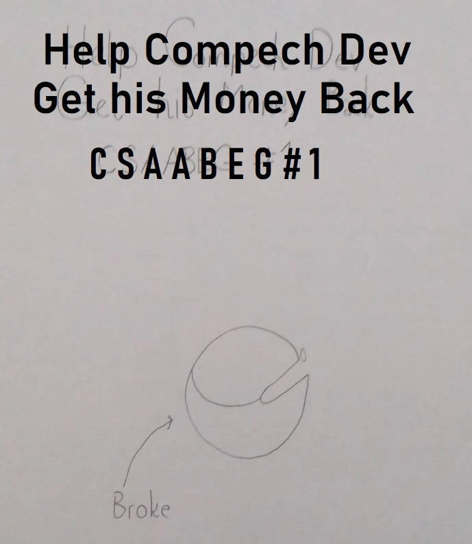 Cover for CSAABEG#1: Help Compech Dev Get His Money Back
