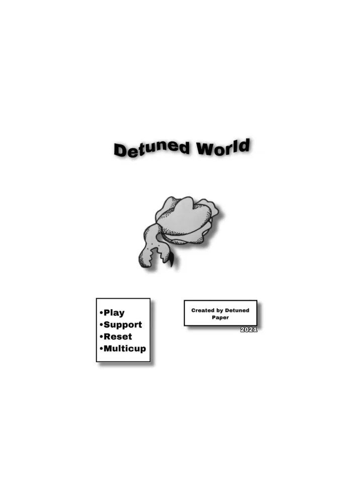 Cover for Detuned World