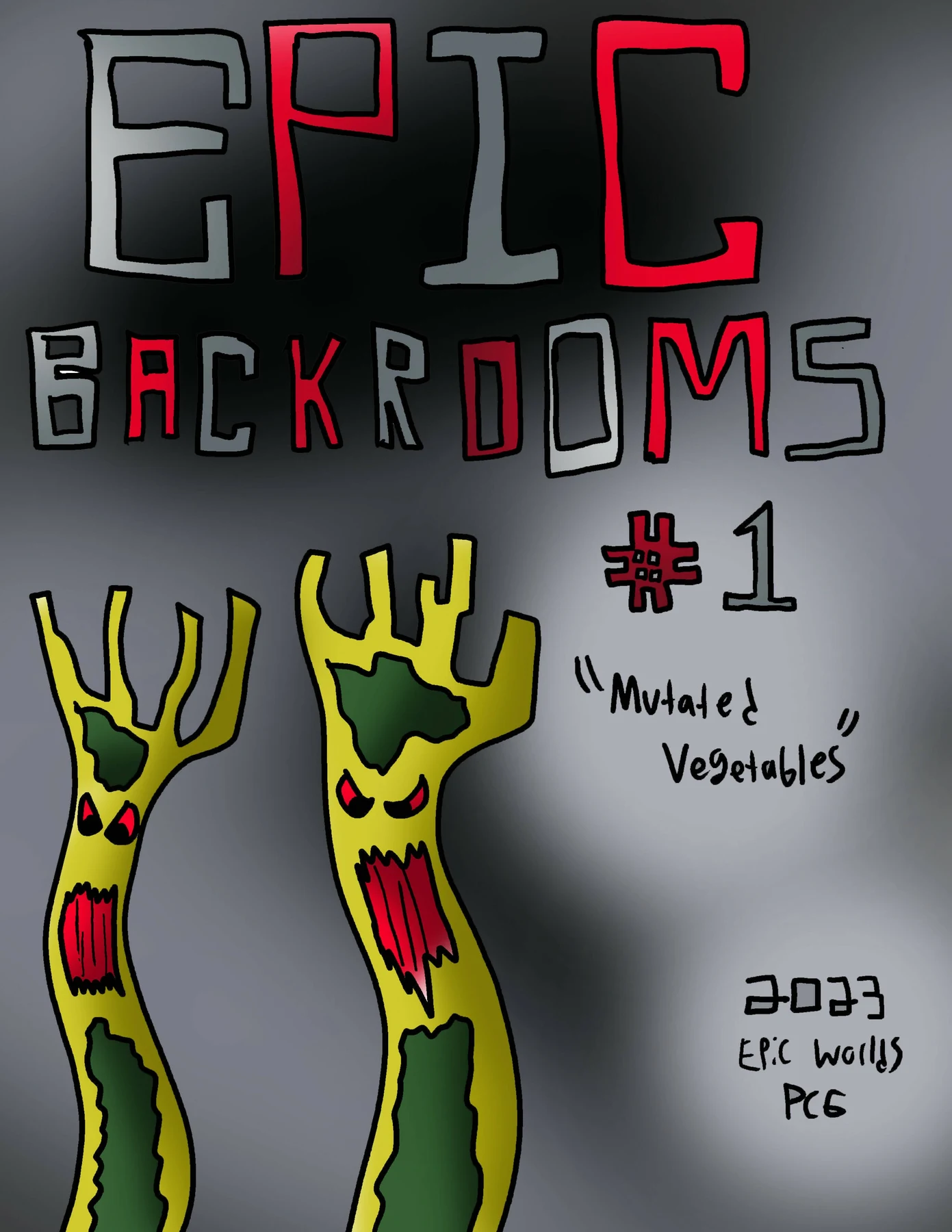 Cover for Epic Backrooms Game 1: "Vegetables"