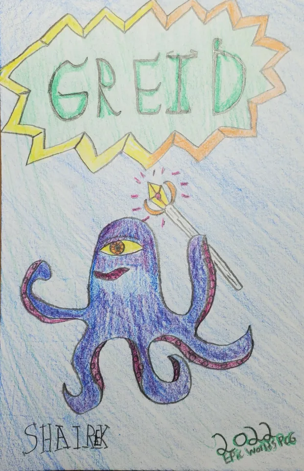 Cover for Gried: The Story of a Triptozian