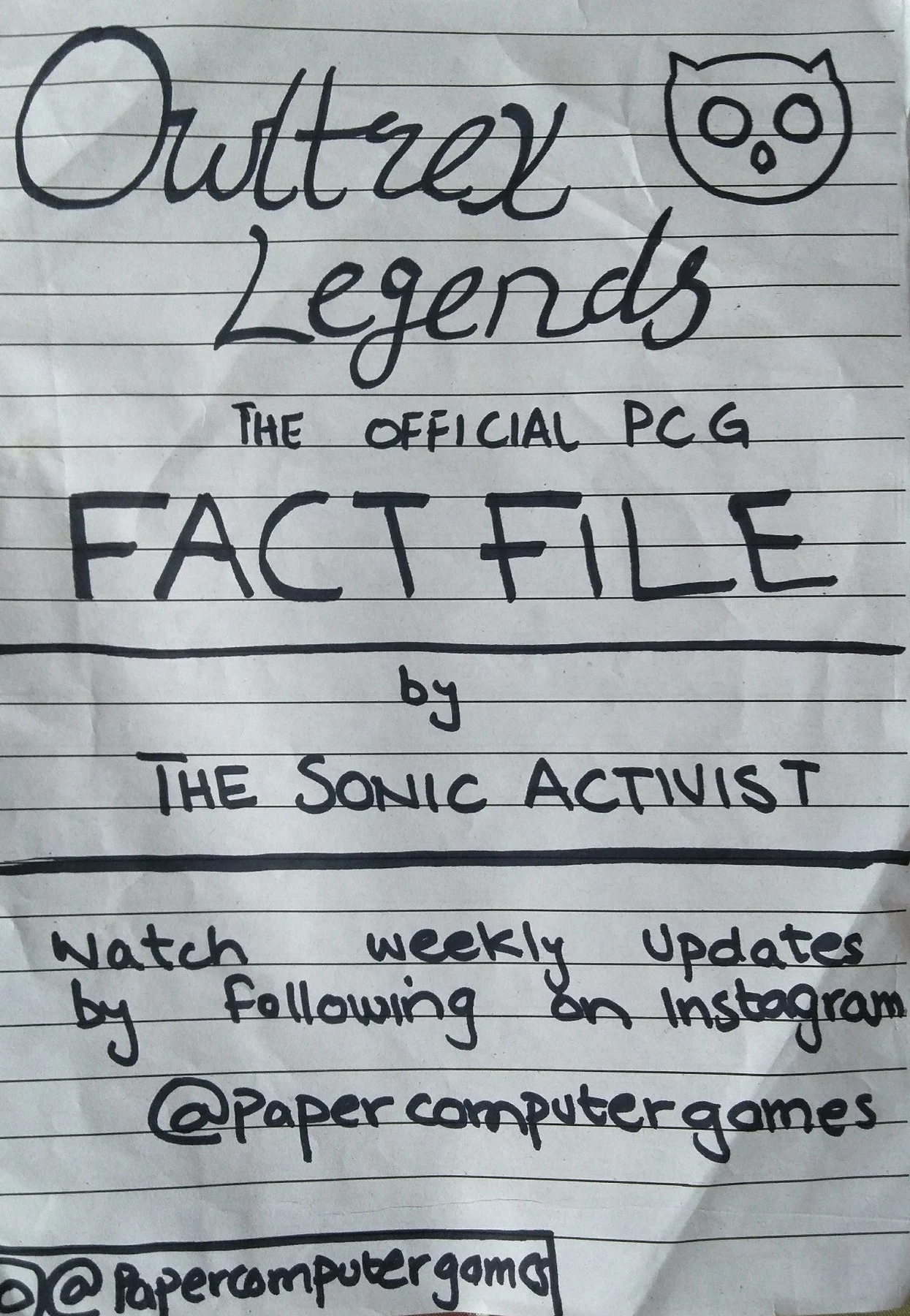 Cover for Owltrex Legends Fact File