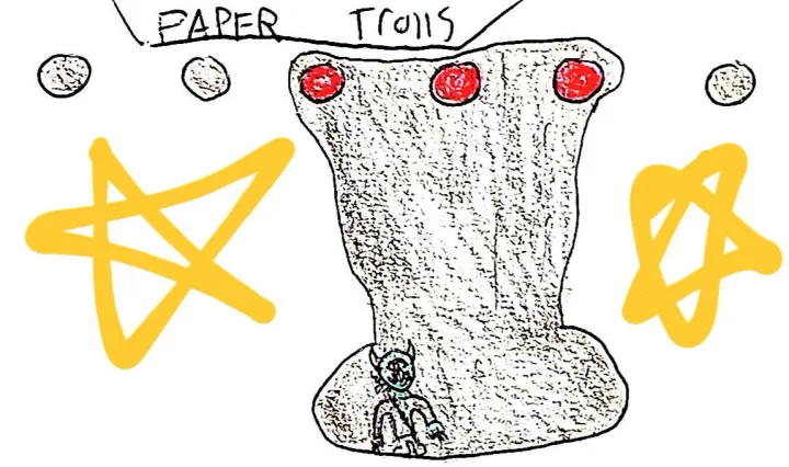 Cover for Paper Trolls
