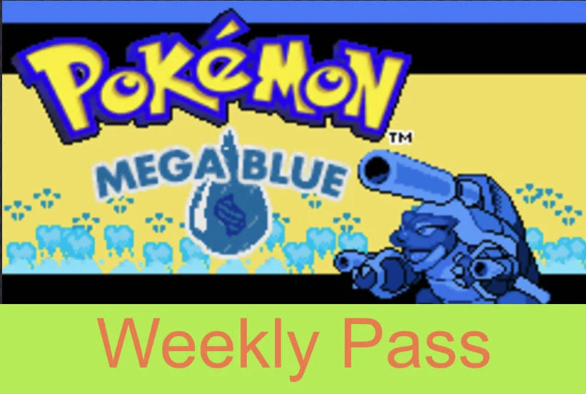 Cover for Pokemon Mega Blue Weekly Pass
