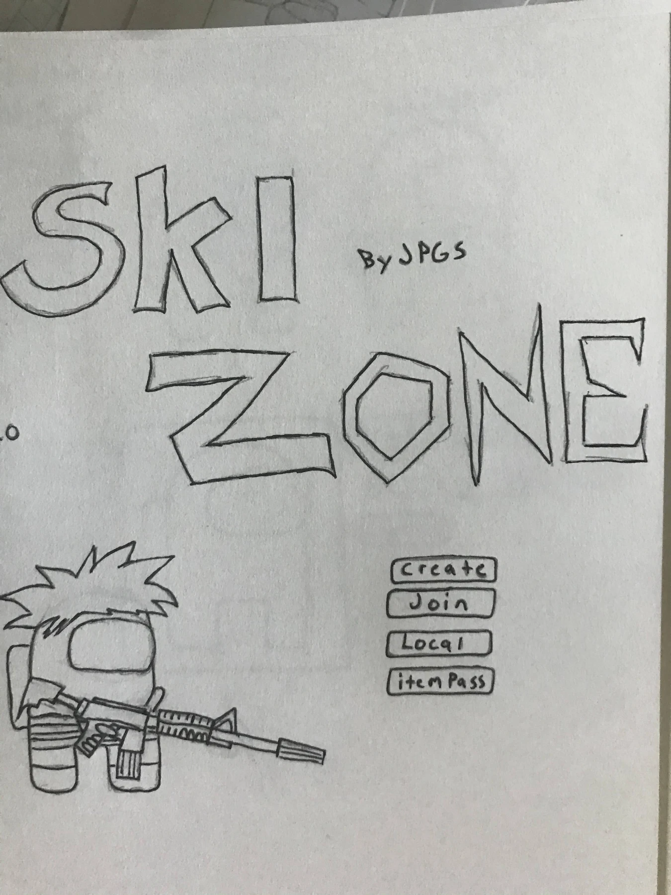 Cover for SKI ZONE