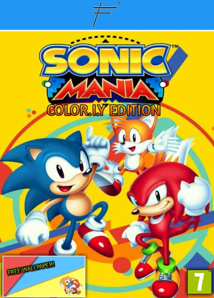 Cover for Sonic Mania - Color It Yourself Edition | PCG Float™