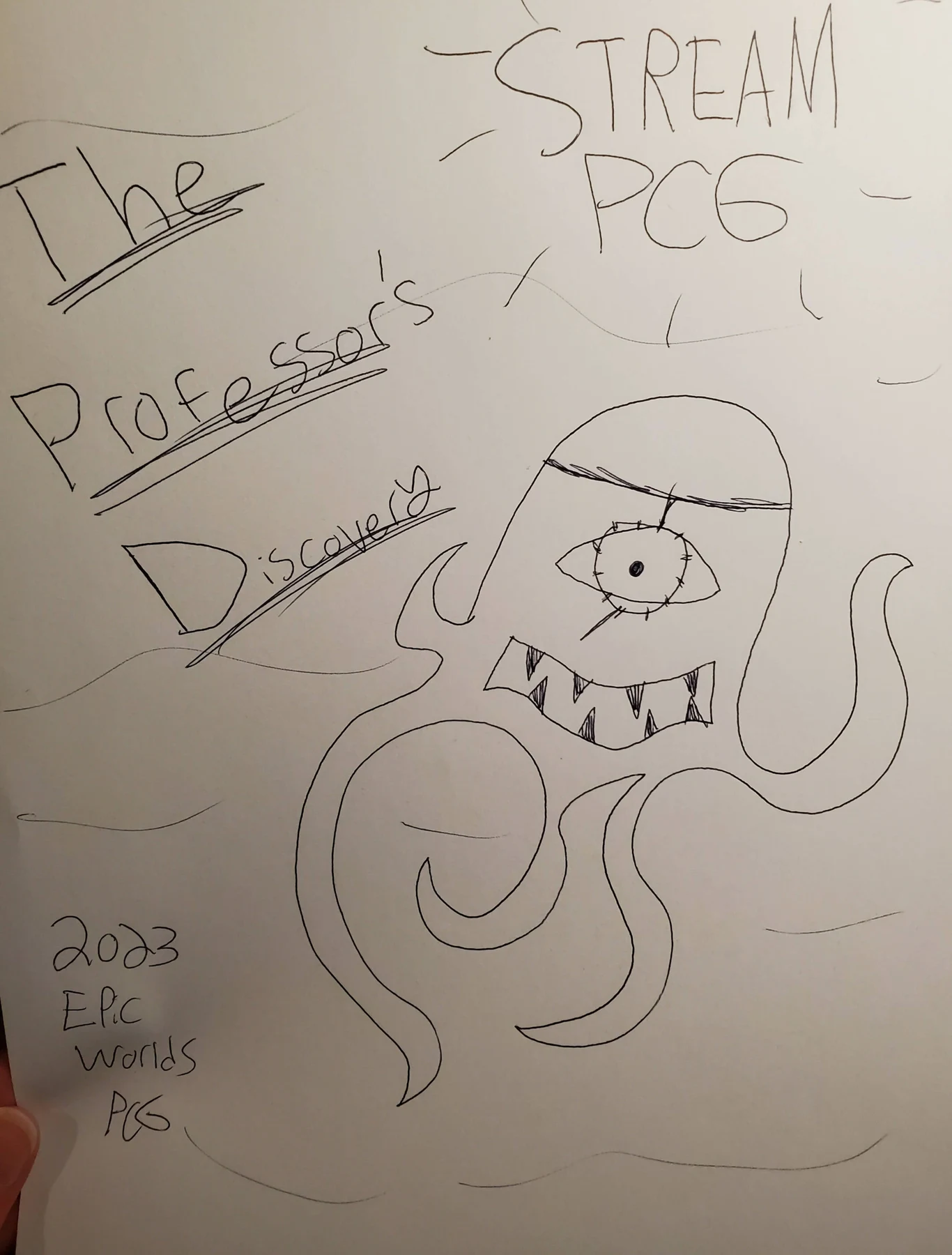 Cover for The Professor's Discovery (Triptozian Stream PCG)