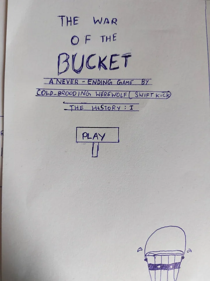Cover for The war of the bucket PCG JAM EDITION
