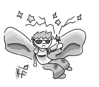 Drawing of I am Pixie by KiNG